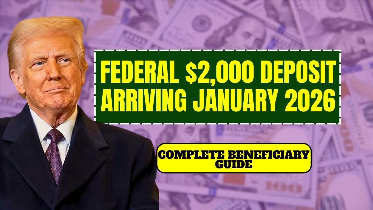 Federal $2,000 Deposit Arriving January 2026: Complete Beneficiary Guide