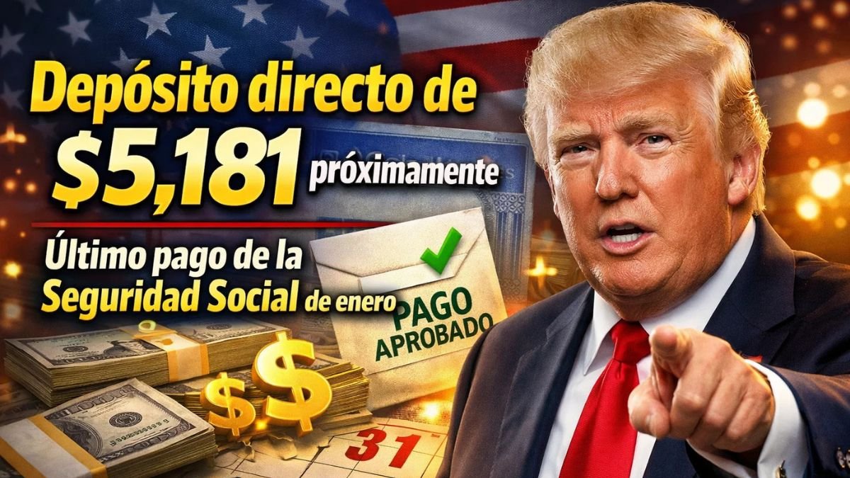 Depósito directo de $5,181 próximamente: último pago de la Seguridad Social de enero.